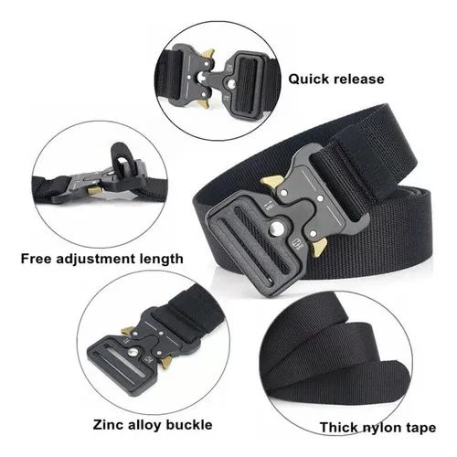 Cinto Tático Militar com Fivela de Metal - Foto 3