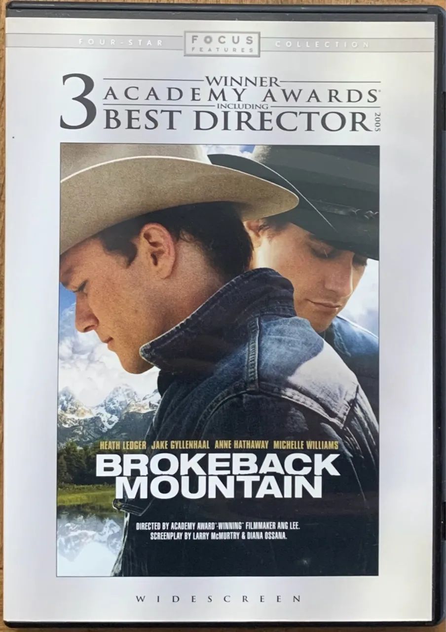 DVD Brokeback Mountain - 3 vezes vencedor do Oscar!