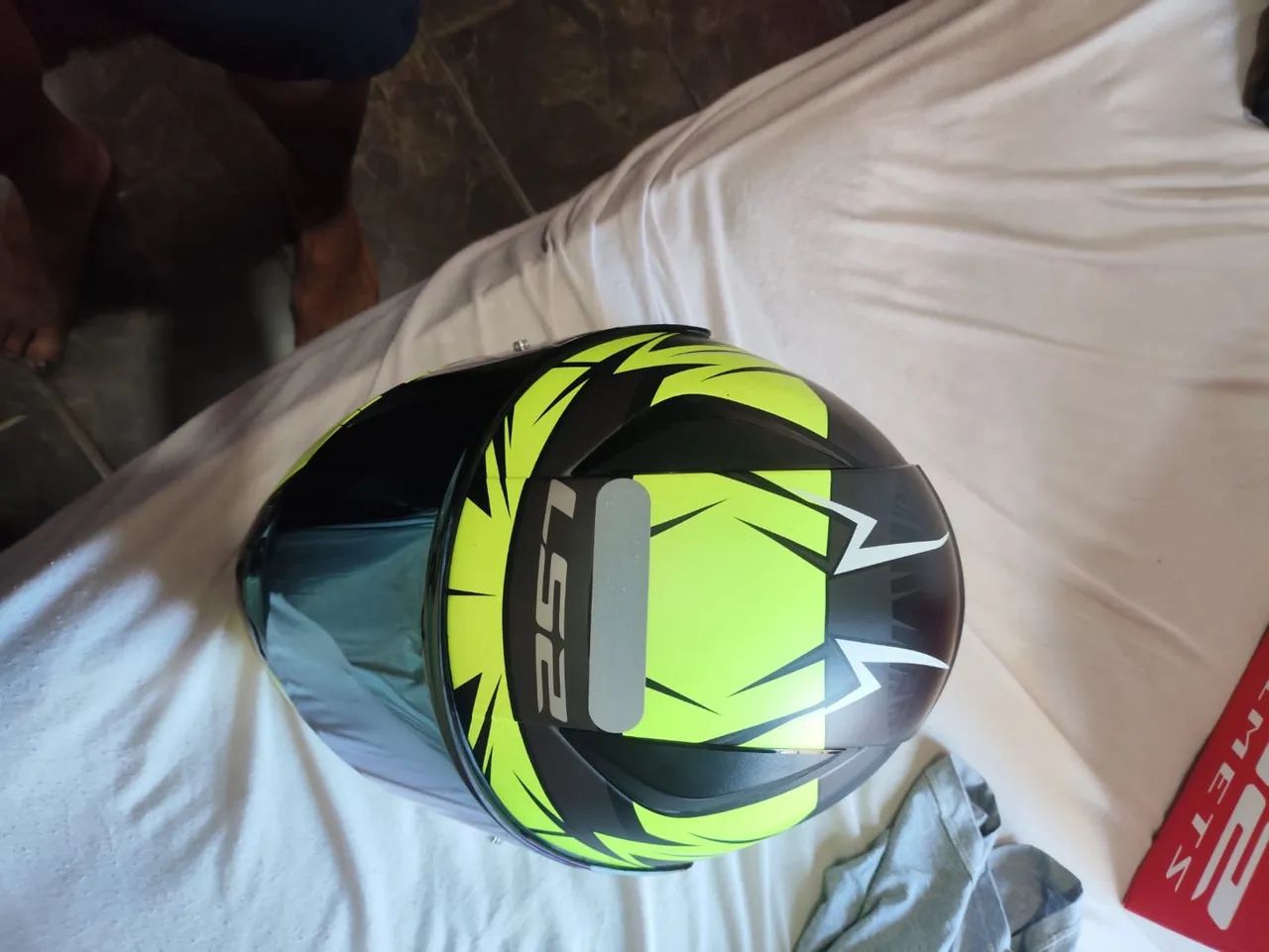 Capacete LS2 FF320 Stream Neon - Foto 4