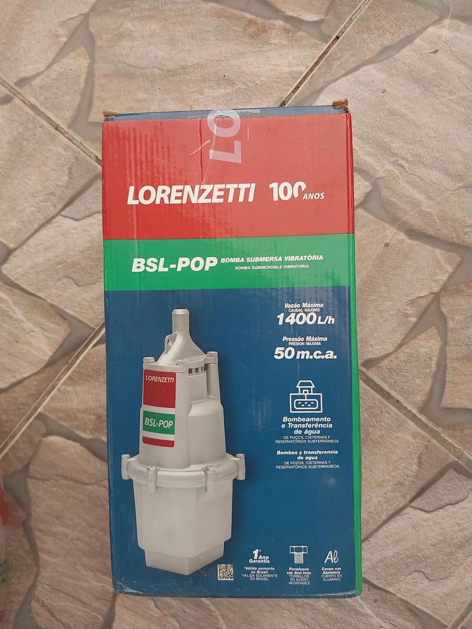 Bomba D'água lorenzetti BSL-POP 