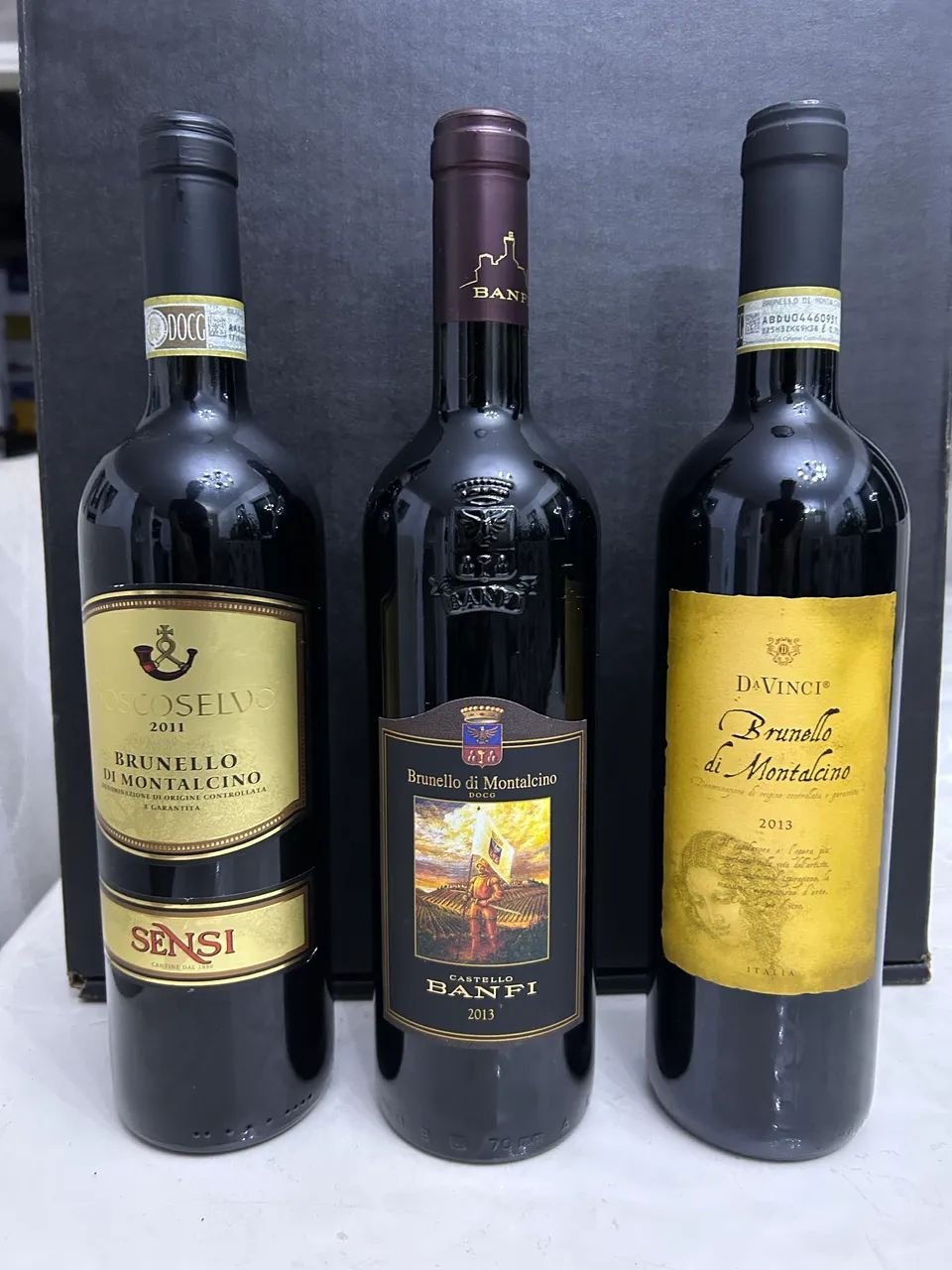 3 Vinhos Brunello di Montalcino