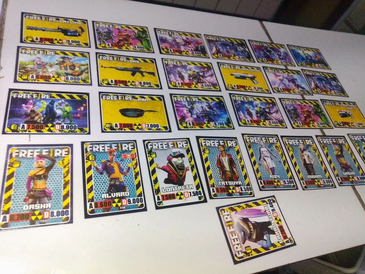 Cartas Free Fire Colecionáveis - Foto 4