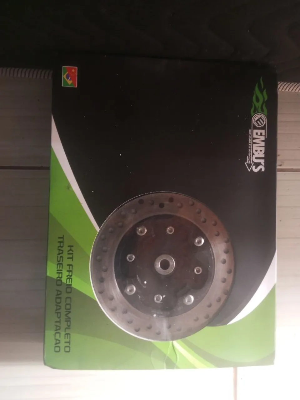Kit Freio Traseiro Completo Adaptador - EMBUS