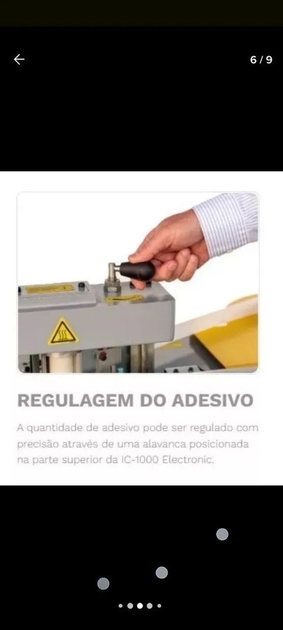 Coladeira de borda IC-1000 -  Semi Nova - Foto 5