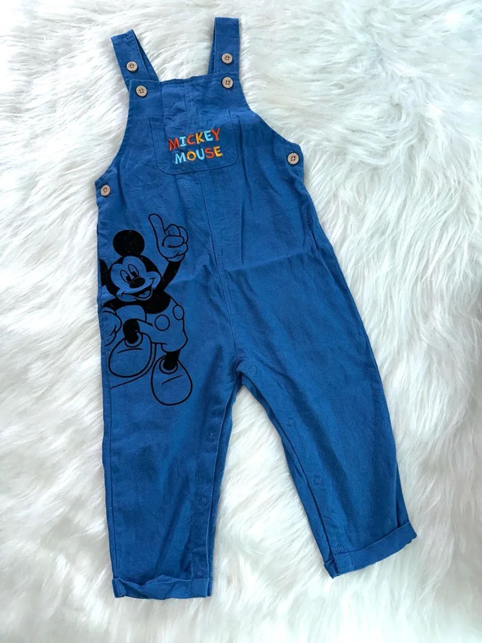 Macacão Mickey Mouse - Azul - Foto 2