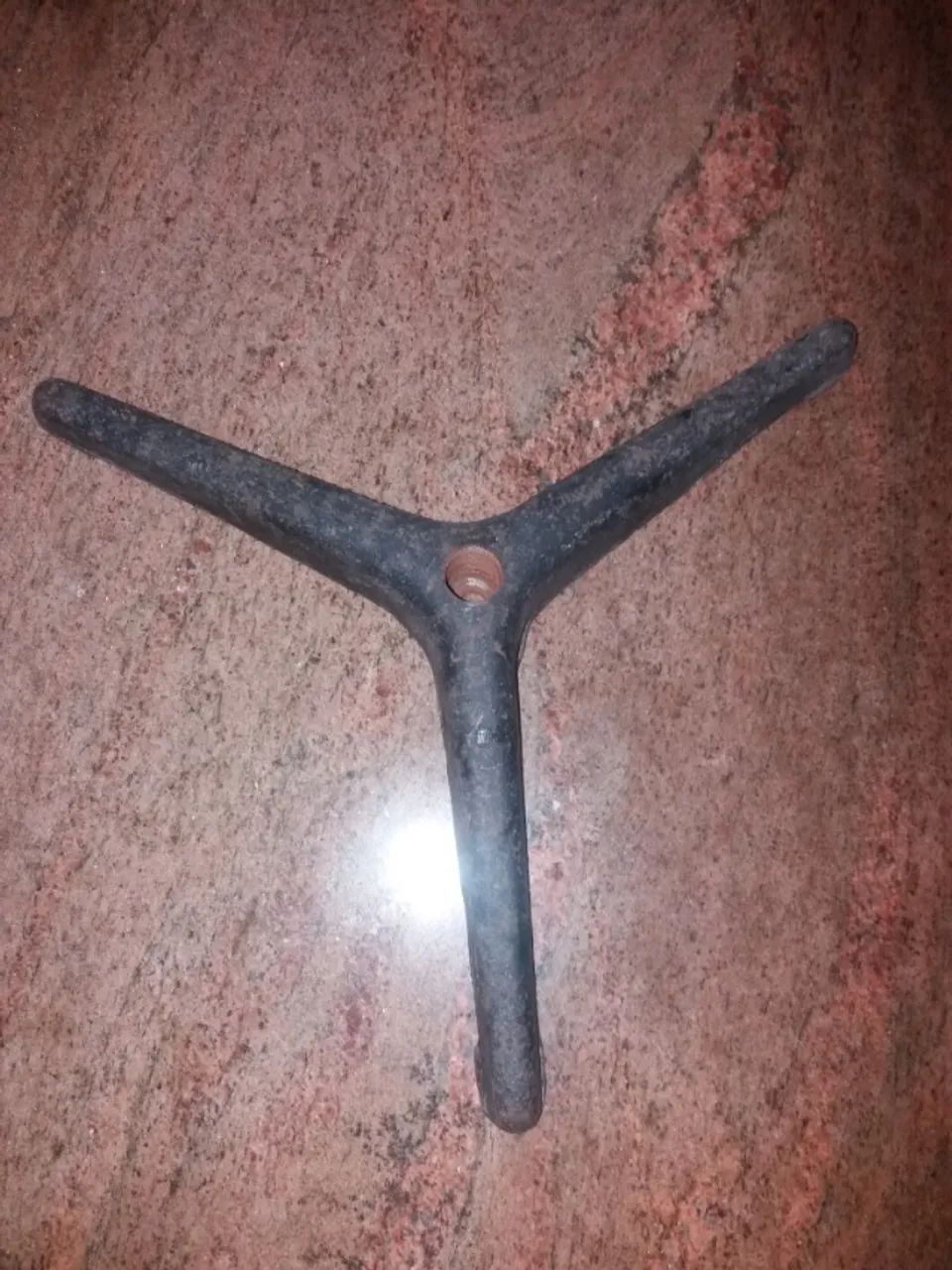 Pedestal de chão de microfones antigo - Foto 3