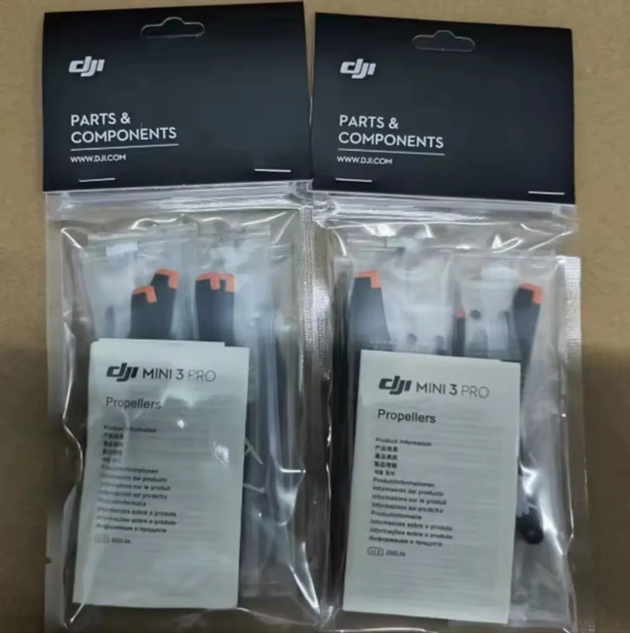 Hélices originais para DJI Mini 3 Pro Valor por pacote.