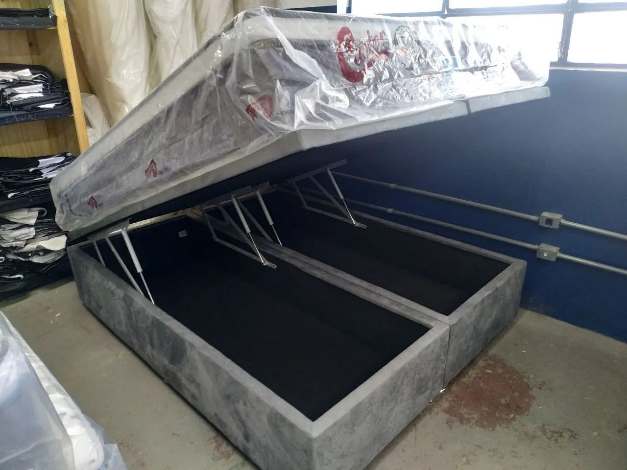 Cama Baú Queen Blindada Super Promoção! - Foto 4