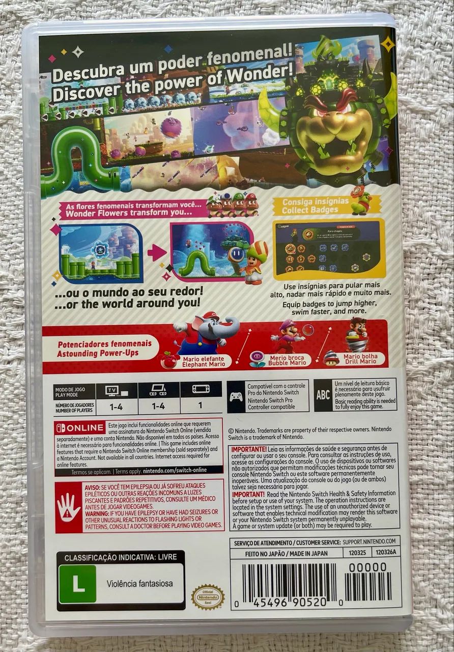 Super Mario Wonder - Switch 64306039403011122