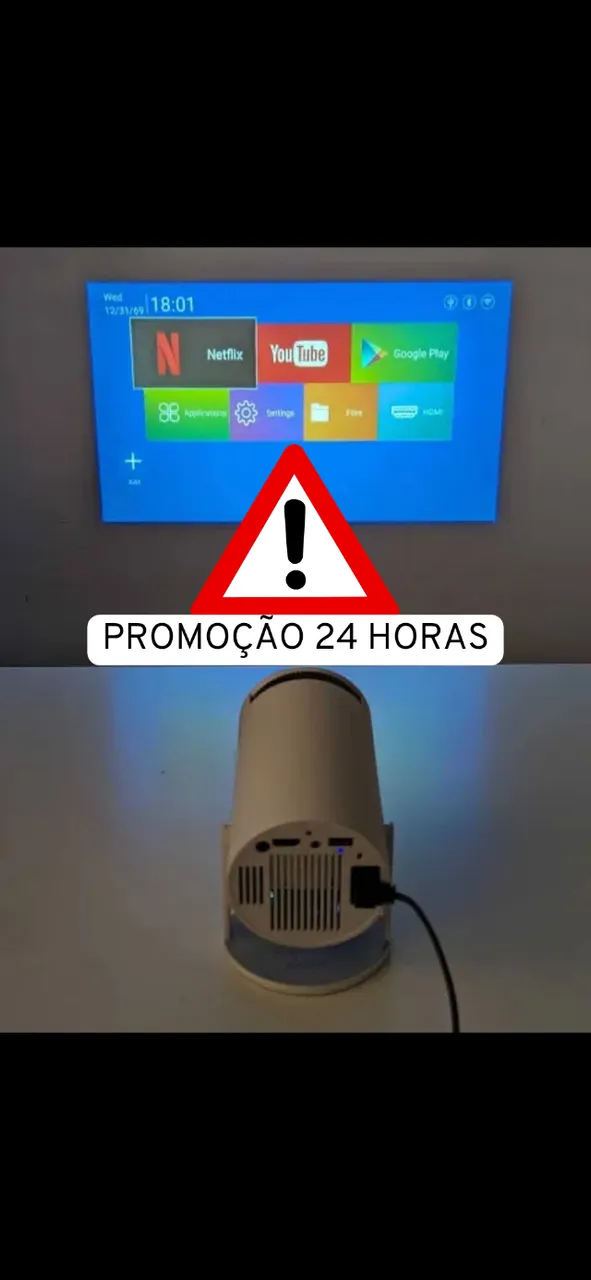 Projetor 2 Lançamentos ( WhatsApp 79.9 8854_3738 )+ ORIGINAL + LACRADO HY320 MINI HY300