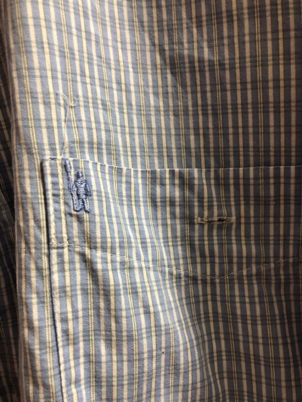Camisa listrada Overend azul - Foto 3