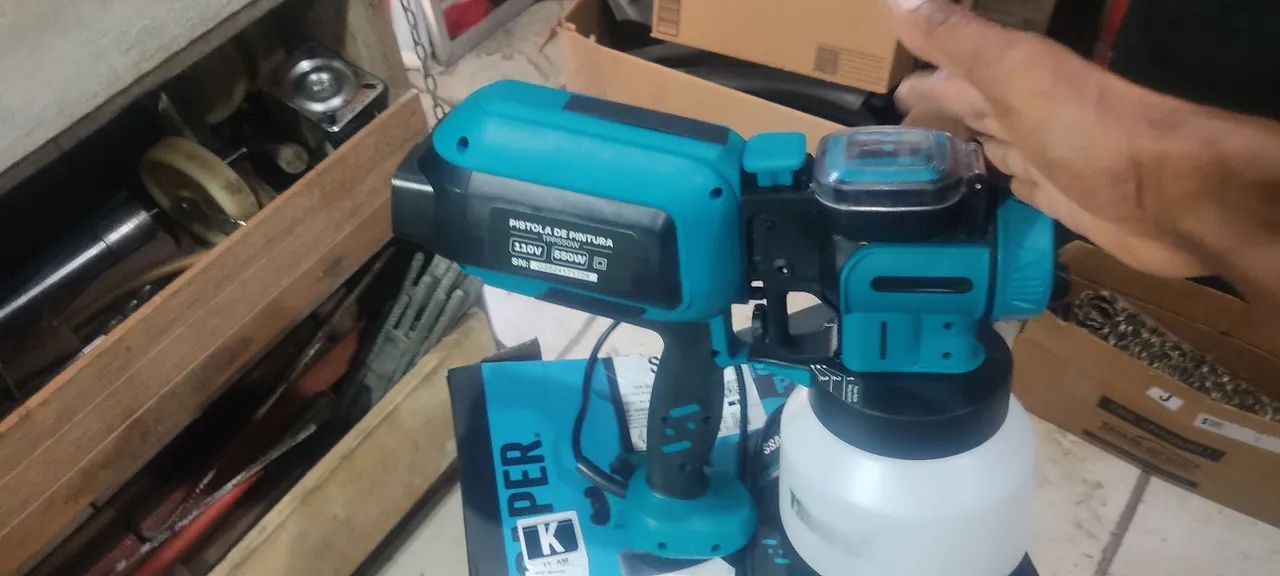 Pistola de pintura profissional TS usada so pra teste zap *34  - Foto 3