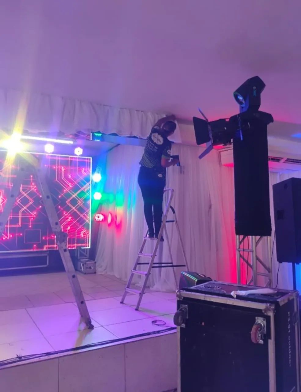 Decoração de voal, malhas e outros para sua festa e evento