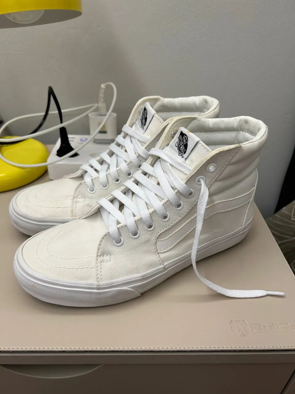 Tênis Vans Sk8-Hi Branco Calçados Centro, São Bernardo do