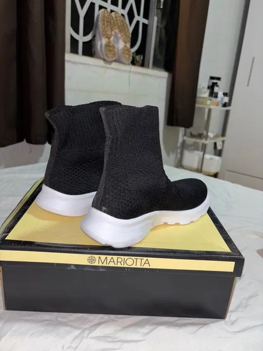 Tênis Casual Preto mariotta - Foto 5