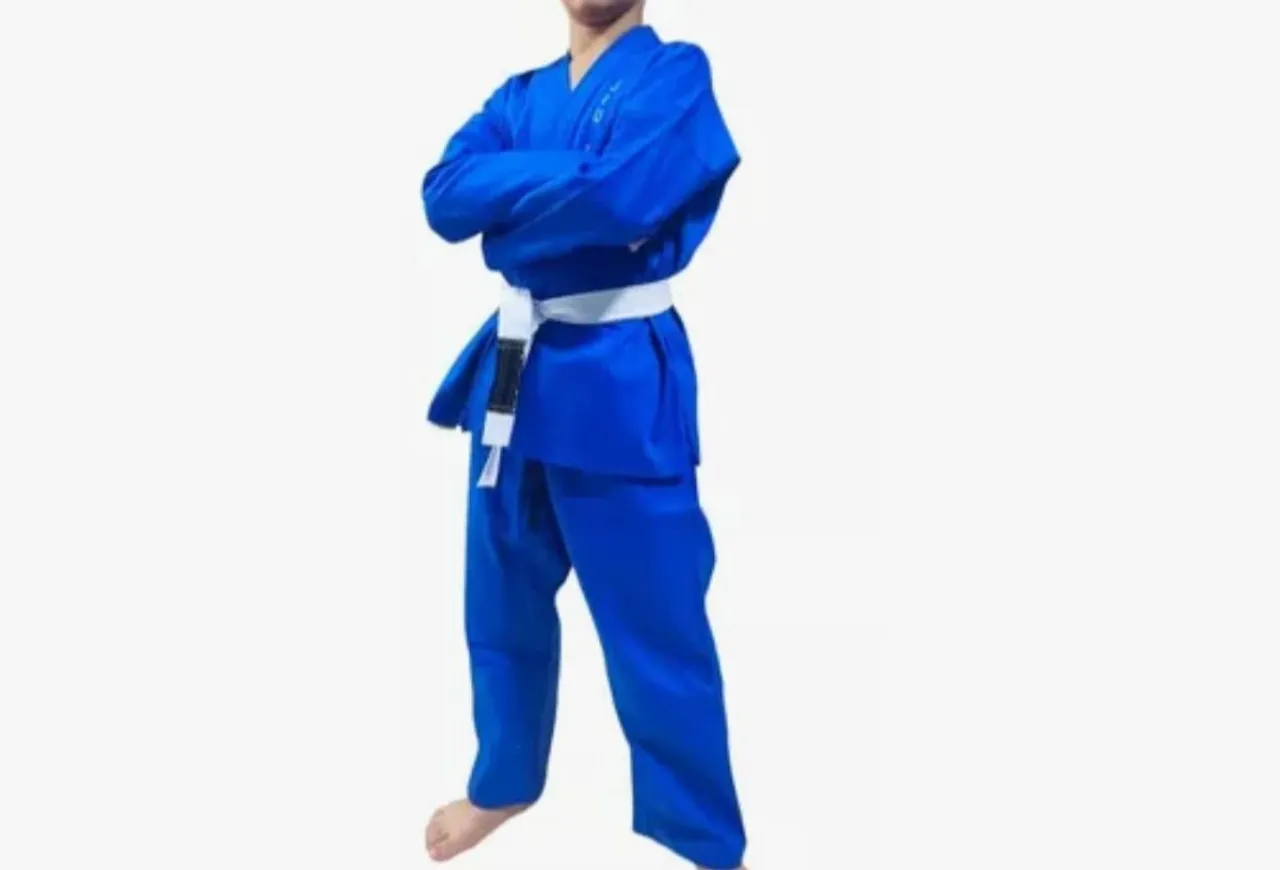 Kimono de Judô Azul - Tamanho Infantil