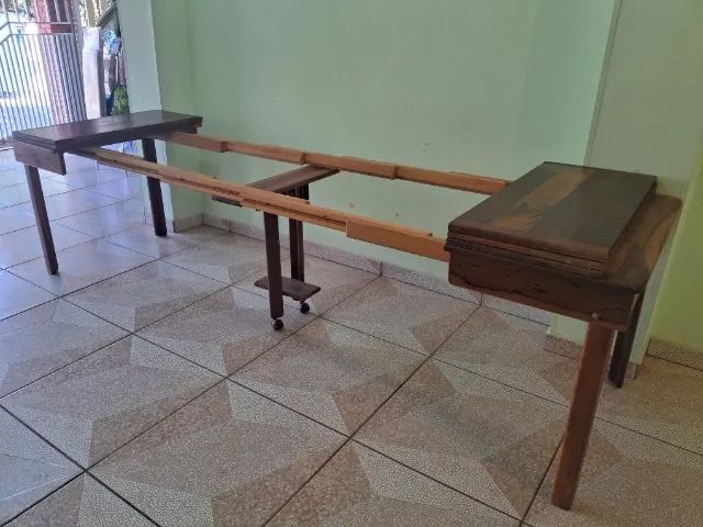 MESA ELÁSTICA DE EMBUIA MACIÇA  - Foto 2