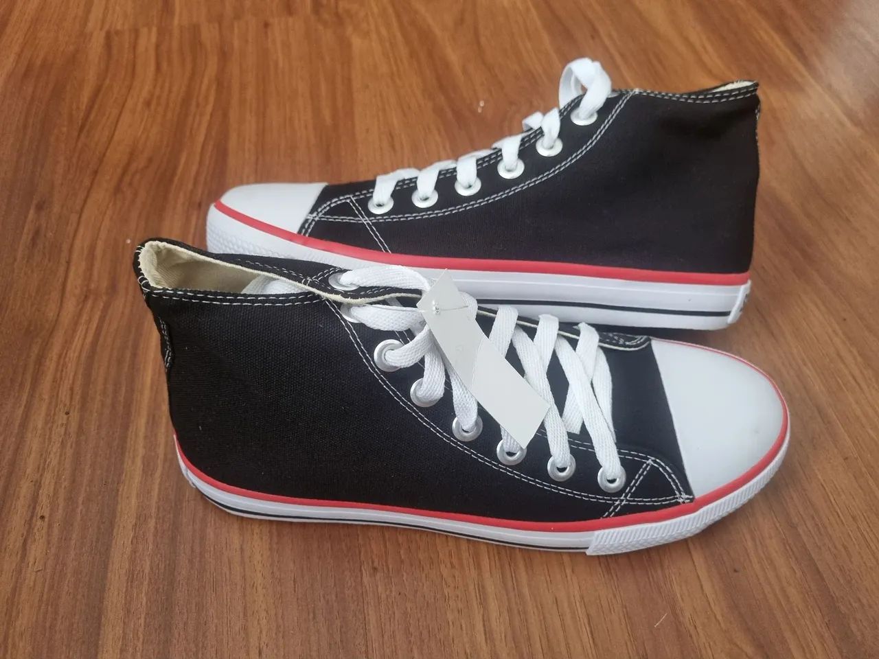 Tênis SuperStar preto cano alto 