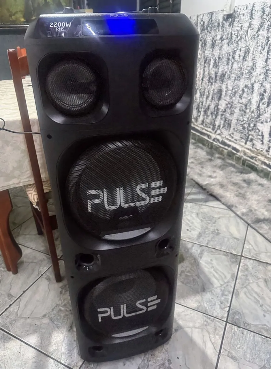Caixa De Som Torre Pulse Top Top (LEIA O ANUNCIO)