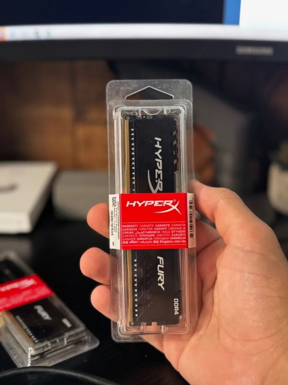 Memória HyperX Fury 4GB 2666MHz DDR4