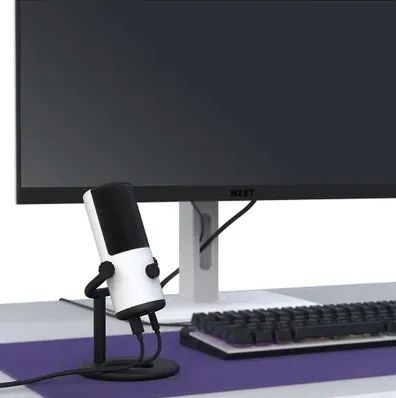 Microfone Nzxt Capsule Mini, USB-C, Branco