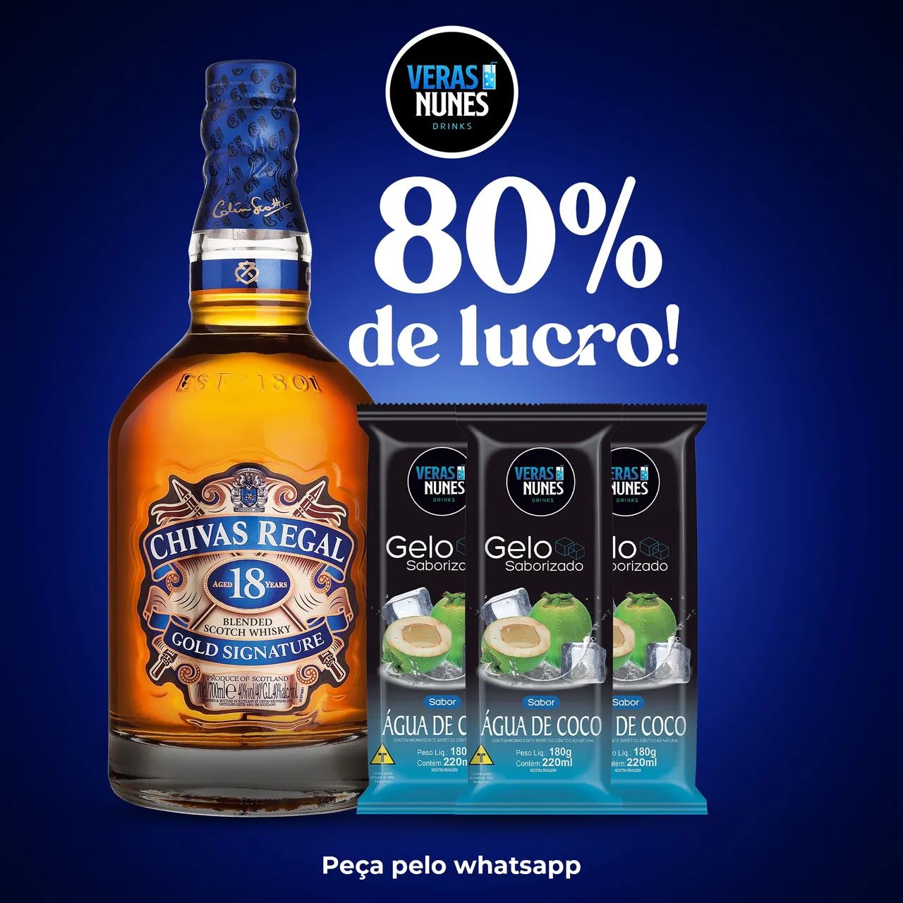 Faça drinks incríveis com os Gelos Saborizados Veras Nunes - Foto 3