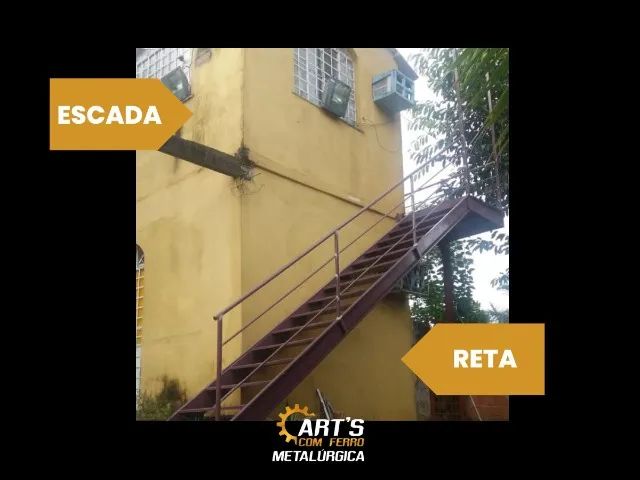 Escada reta instalada   3, * - Foto 4