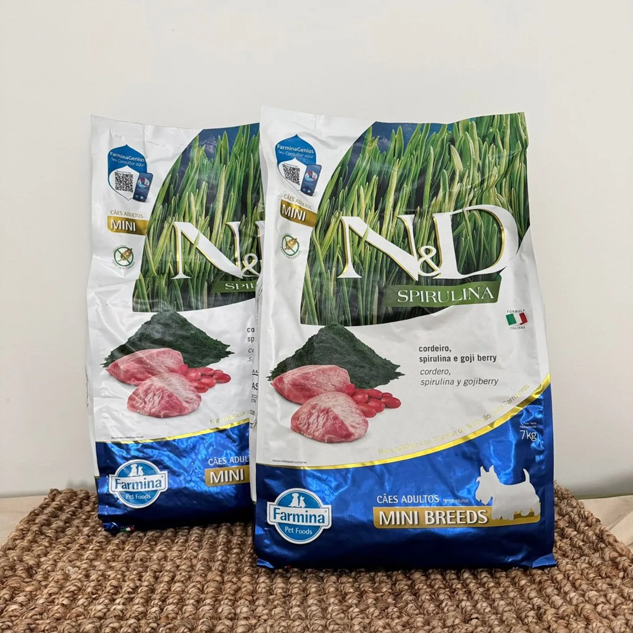 Ração N&D Spirulina 10kg para Cães Adultos de Porte Médio e Grande