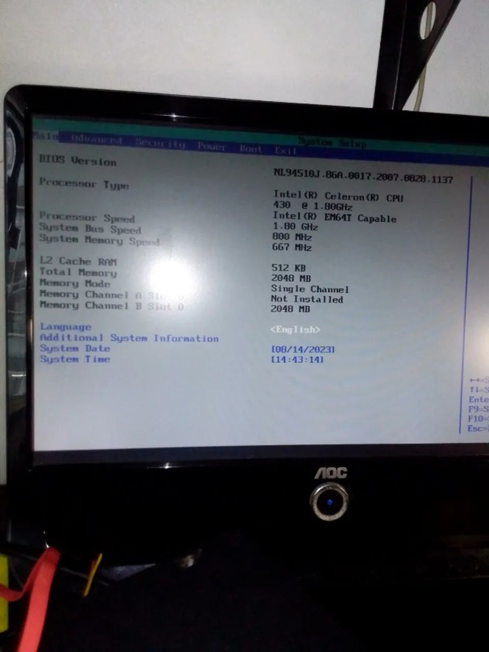 Placa Mãe Intel  Modelo  D945 GCNL - Foto 3