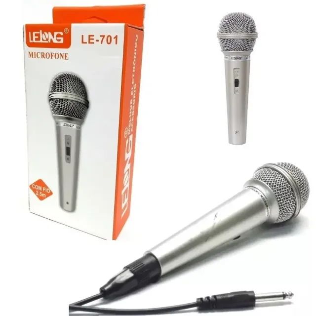 Microfone Com Fio Le-701 