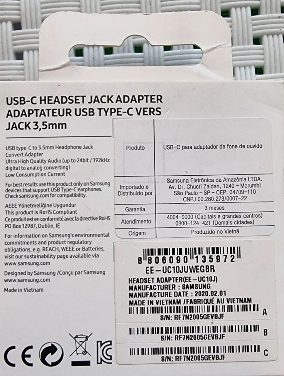 USB-C para fone de ouvido  - Foto 3