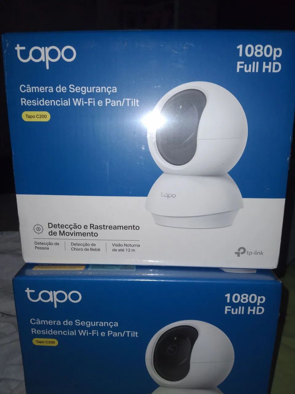 Câmera de Segurança Residencial Wi-Fi e Pan/Tilt 1080p Full HD - Tapo C200
