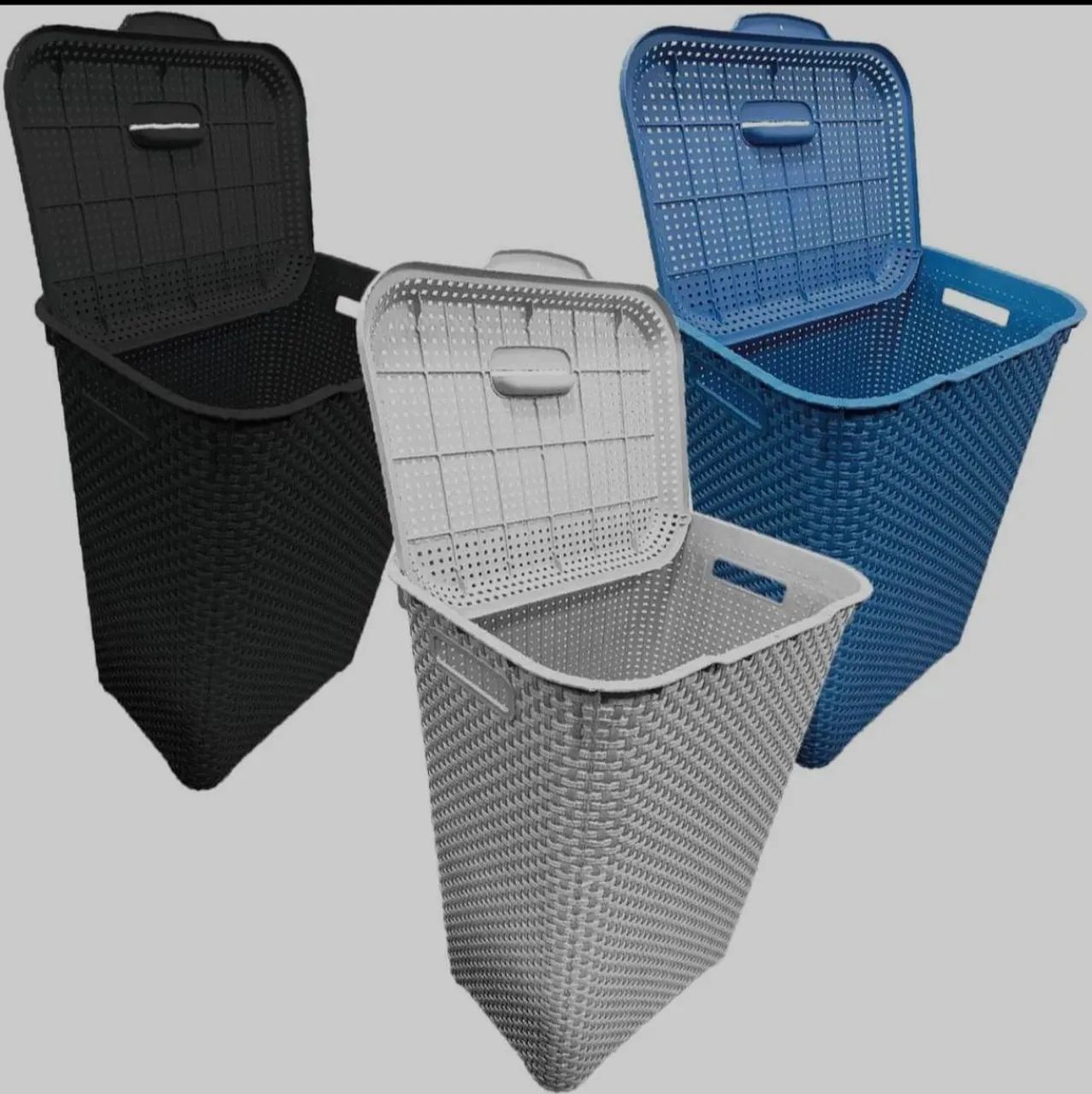 ? Cesto de Roupa Grande - 72 Litros ?