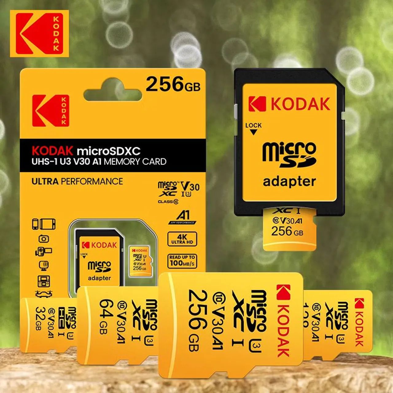 Cartão de Memória Kodak microSDXC 32 64 128GB - Ultra Performance Classe 10 - Foto 2