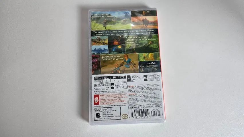 Jogo The Legend of Zelda Breath of the Wild Nintendo Switch mídia física LACRADO - Foto 2