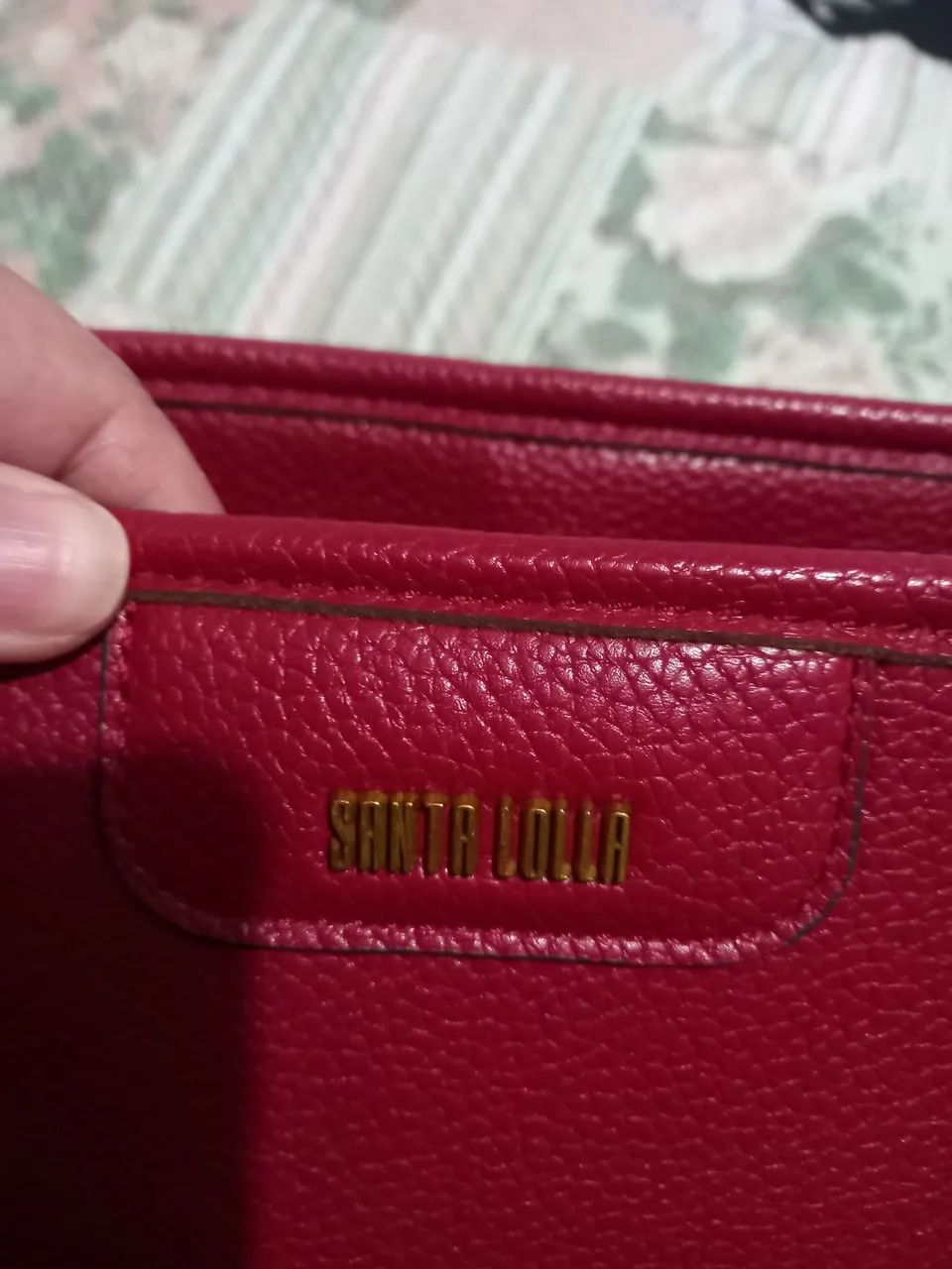 Bolsa Santa Lolla grande Marsala  - Foto 4