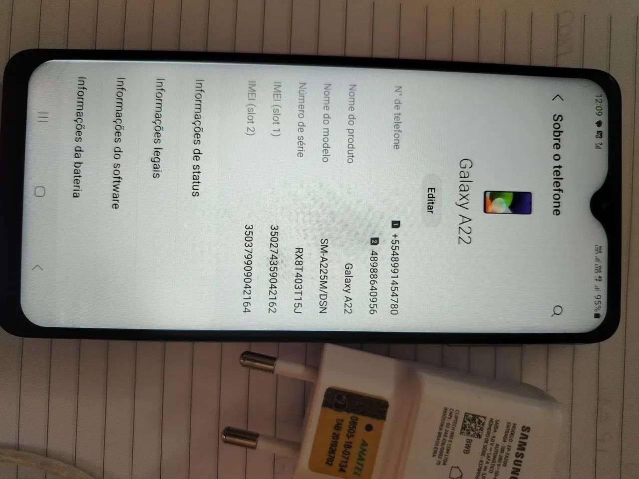 Telefone sansung A22 semi novo - Foto 4