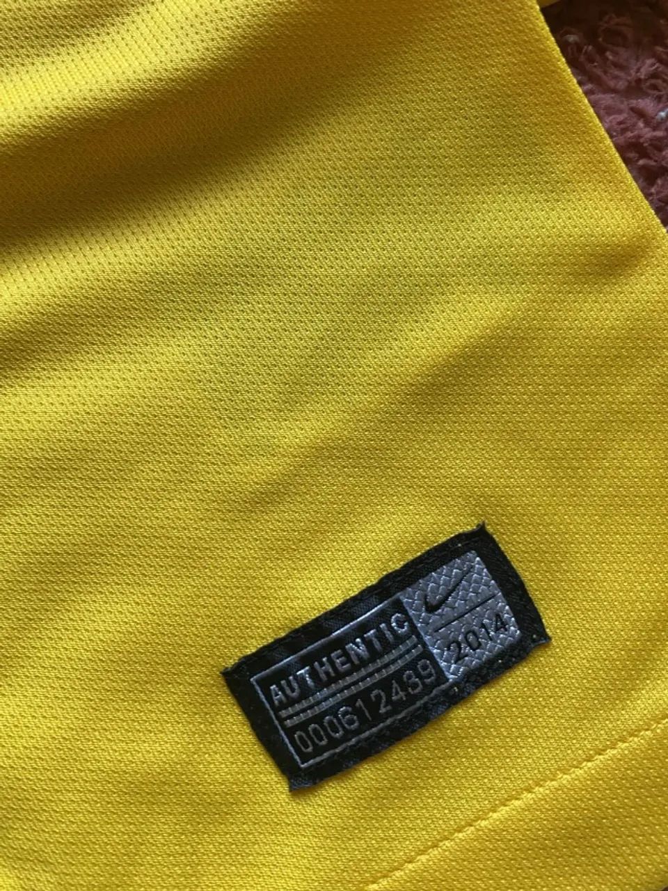 CAMISA BRASIL NIKE 2014 NOVA COM ETIQUETA E PLASTICO ORIGINAL - Foto 5