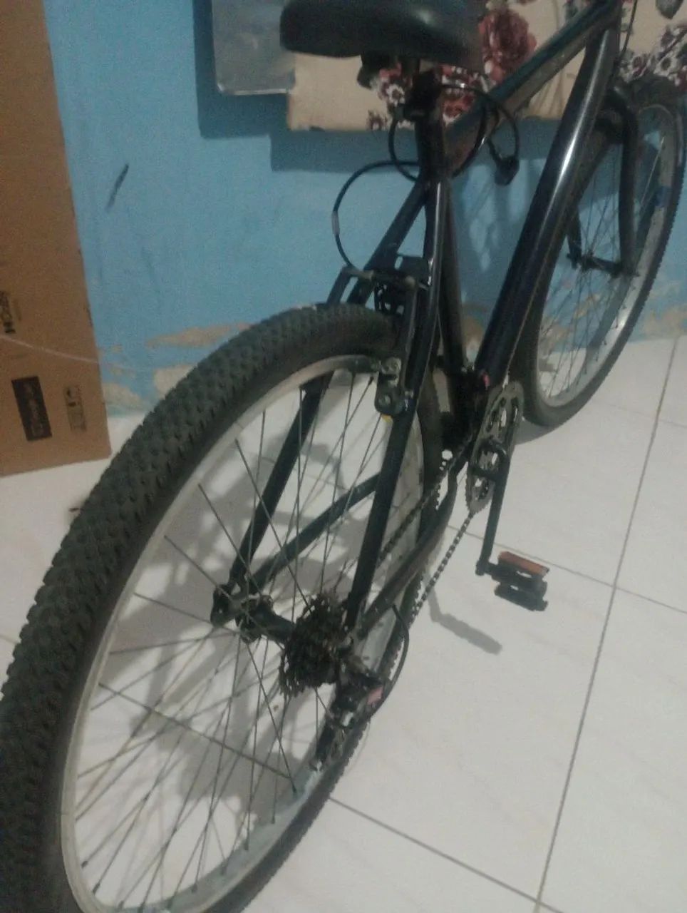 Bicicleta preta aro 26 Nova sem adesivo - Foto 2