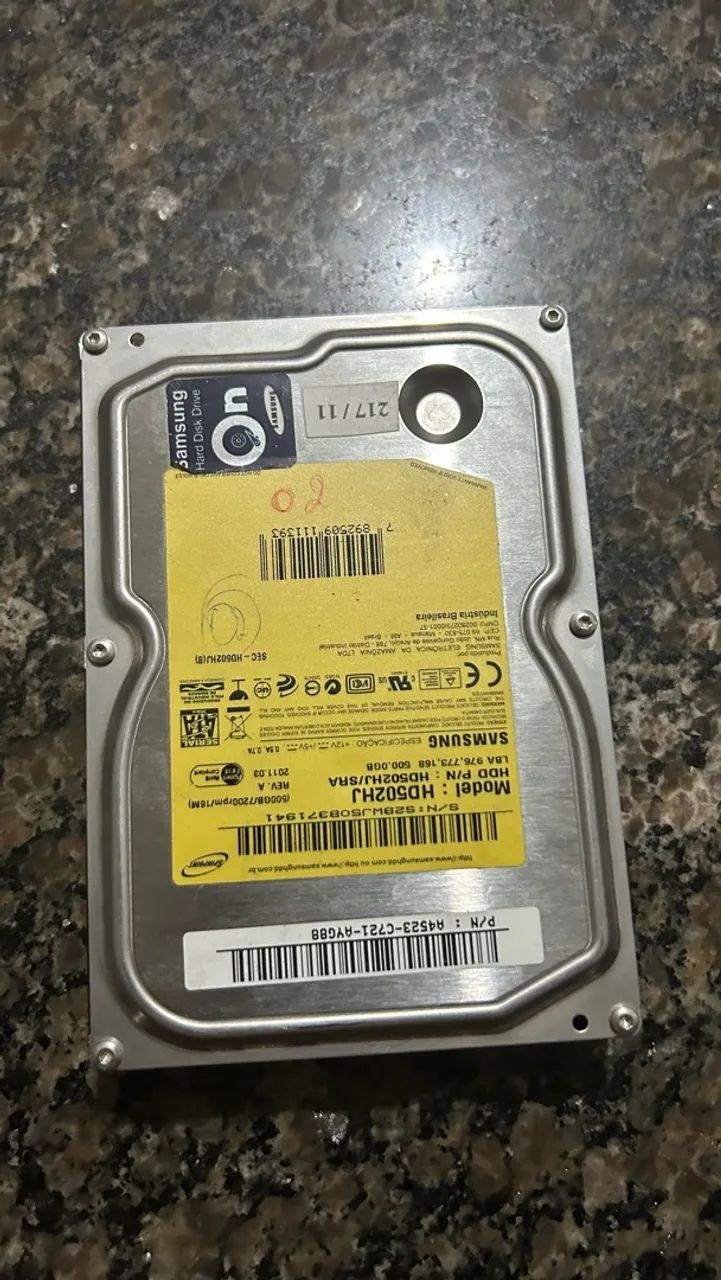 Hd 500gb Funcionando!
