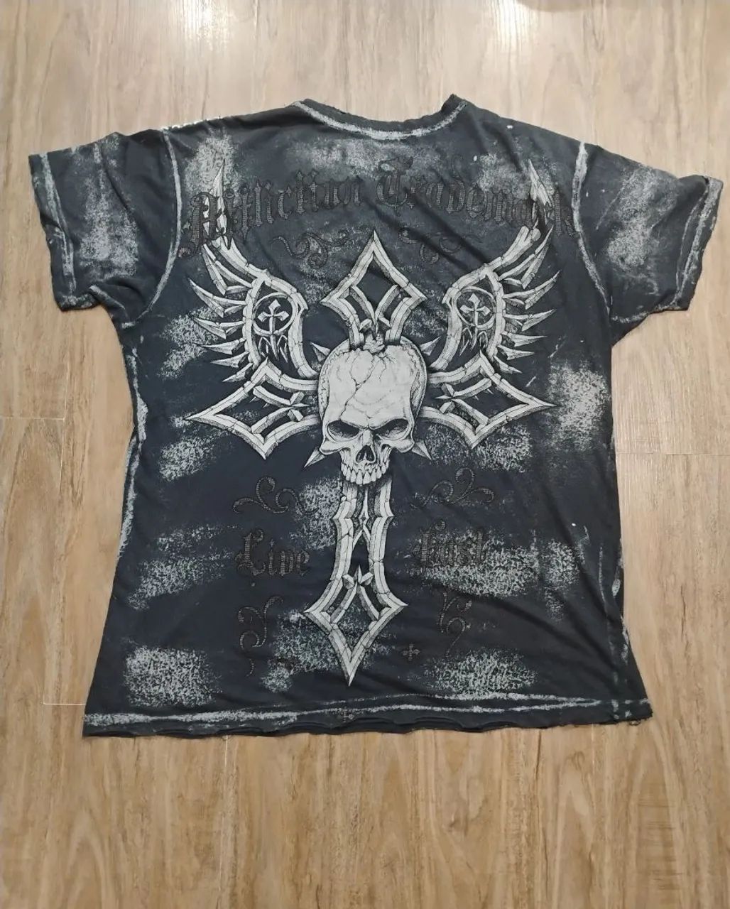 Affliction Skull & winged cross 1/1br - Foto 2