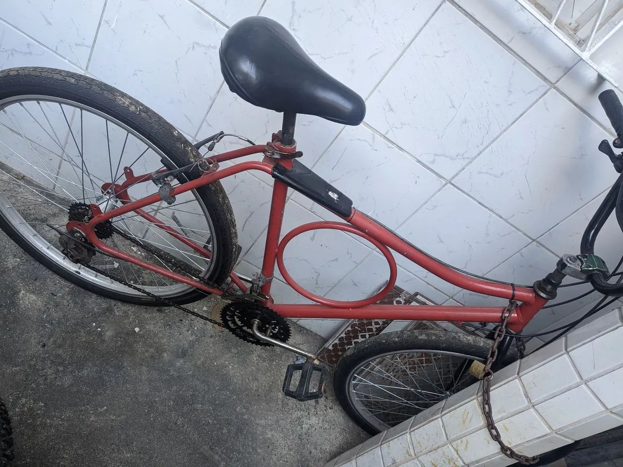 Bicicleta Estilo Monark (Vermelha) - Aro 29