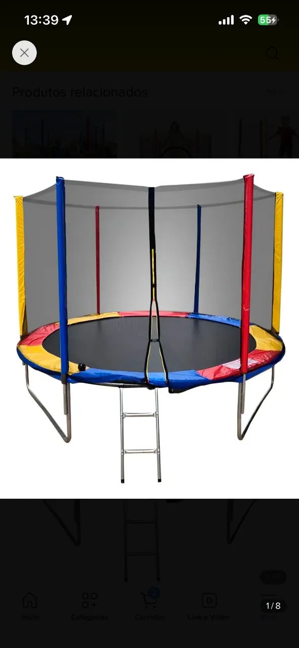 Cama elástica pula-pula