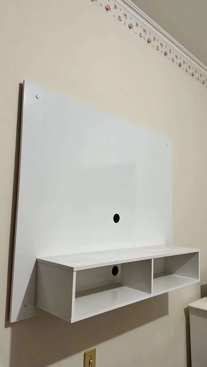 PAINEL TV ATÉ 52 POLEGADAS MDF BRANCO - Foto 3