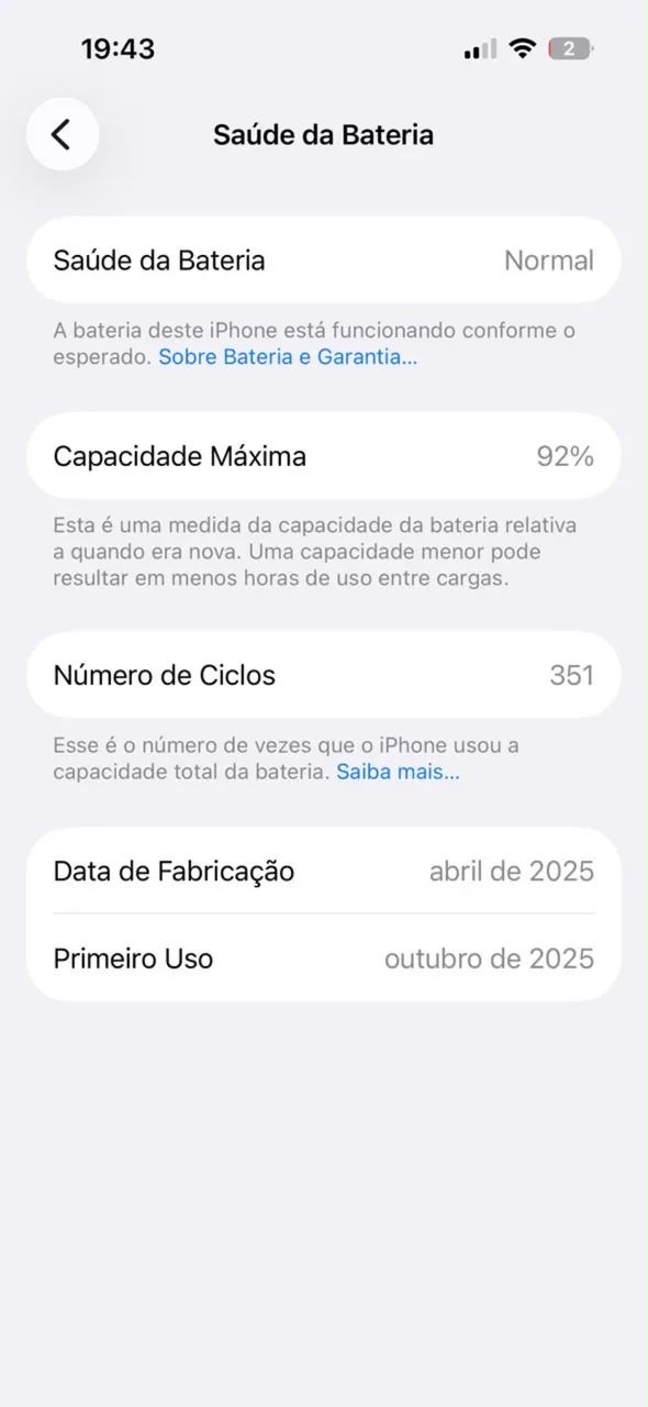 IPHONE 15 128 - GARANTIA E NOTA FISCAL  - Foto 5