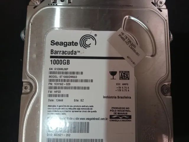 HD Seagate Barracuda - 1 Tera403953772984412160