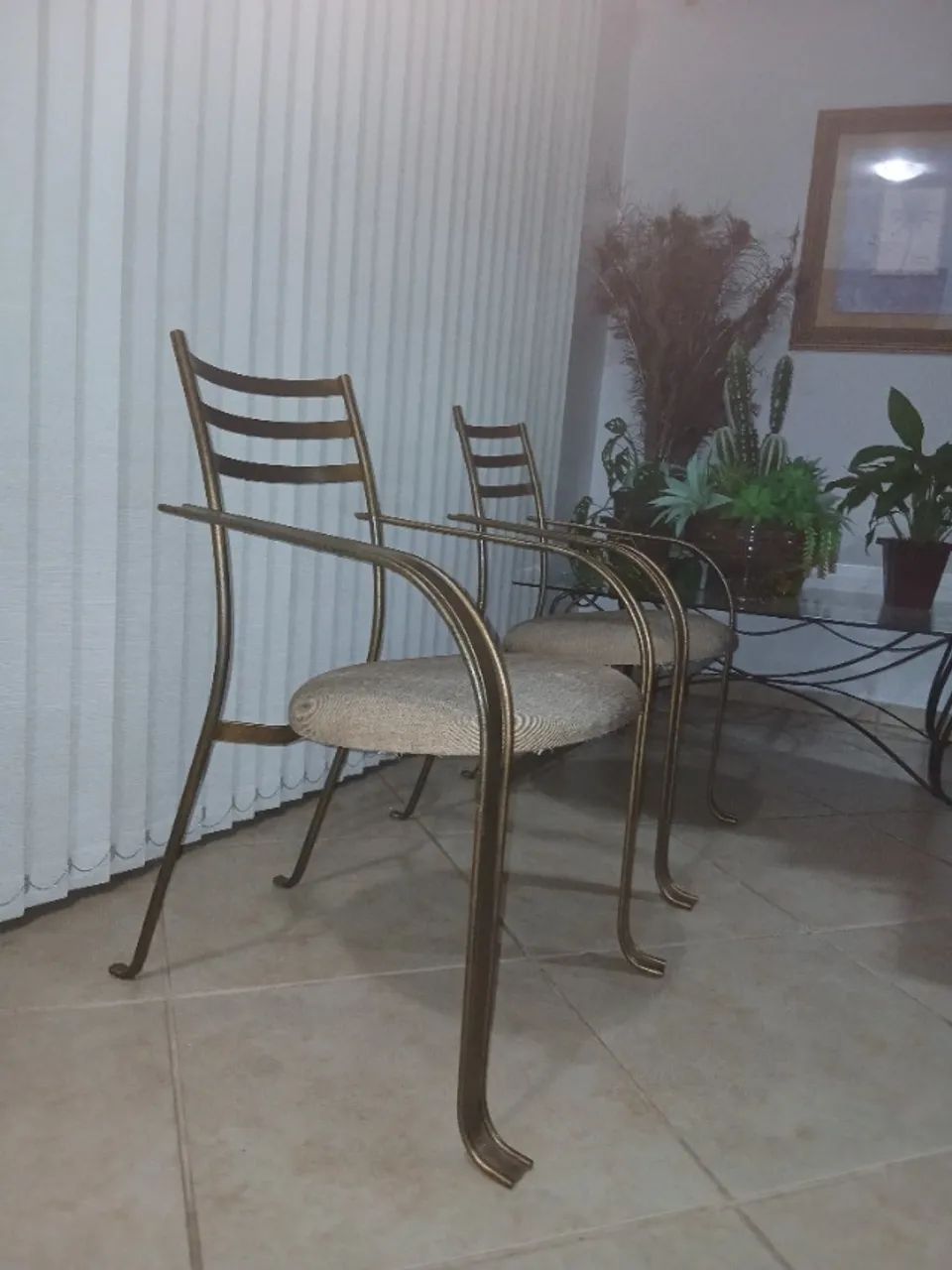 2 cadeiras de ferro - Foto 4