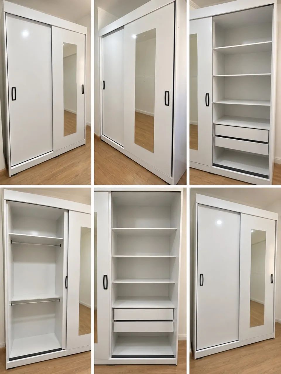 GUARDA ROUPA DUAS PORTAS BRANCO 