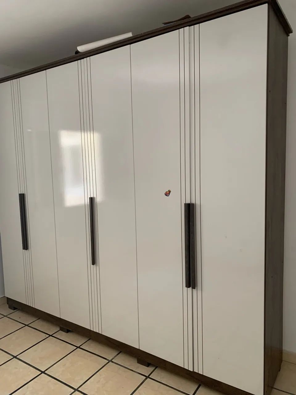 Guarda roupa de casal mdf branco 