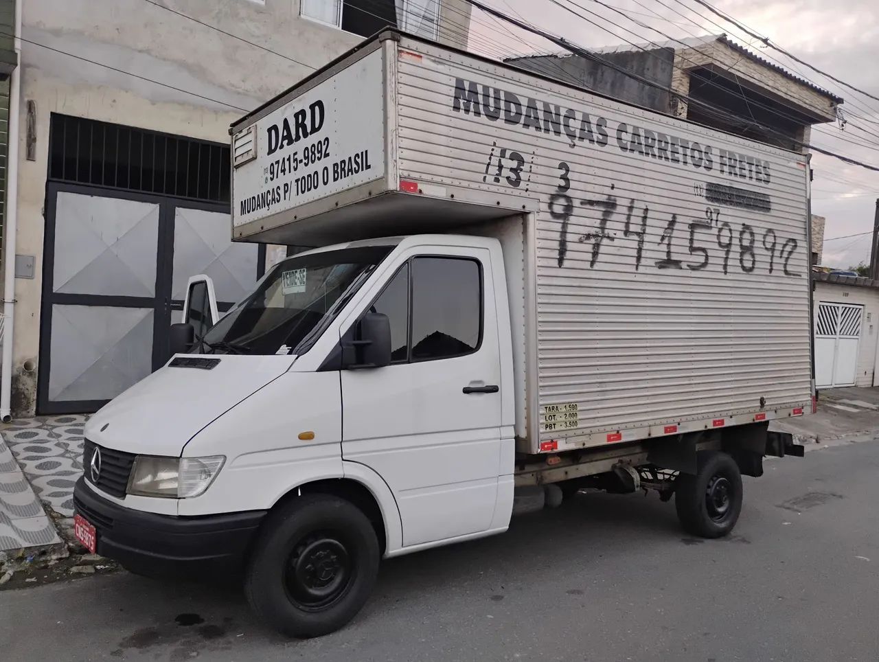 Vendo esprinter 310 ano 1998 com baú 
